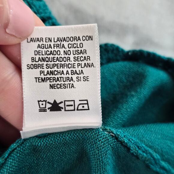 Covington Women's Silk/Nylon Tank Top Green Size 16-18W - Picture 8 of 8